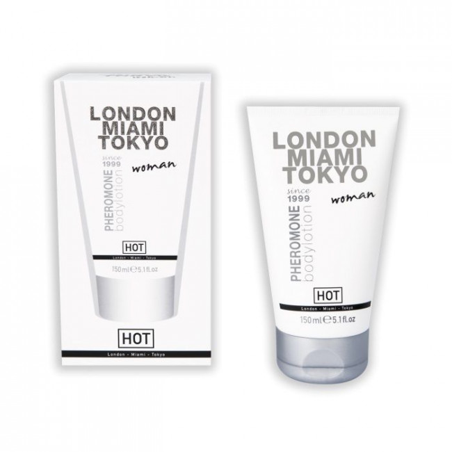 Женский лосьон для тела с феромонами London-Miami-Tokyo - 150 мл., HOT