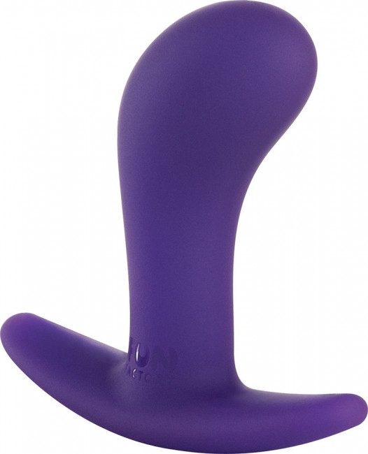 Фиолетовая анальная пробка Bootie S - 7,5 см., Fun Factory