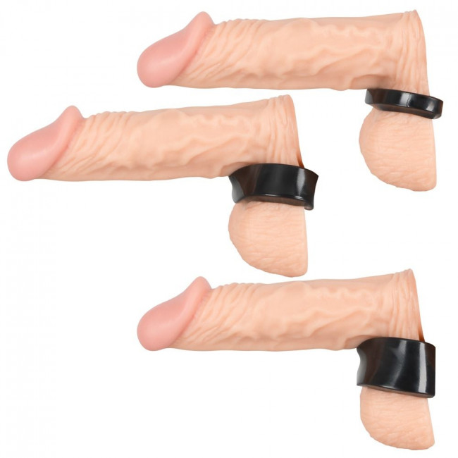 Набор из 3 колец для утяжки мошонки Rebel Ball Stretching Kit, Orion Набор из 3 колец для утяжки мошонки Rebel Ball Stretching Kit, Orion