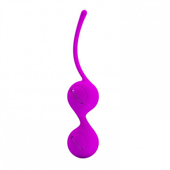 Лиловые вагинальные шарики на сцепке Kegel Tighten Up I, Baile Лиловые вагинальные шарики на сцепке Kegel Tighten Up I, Baile