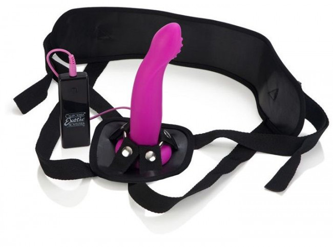 Женский страпон 10-Function Silicone Love Rider G-Caress - 16 см., California Exotic Novelties