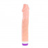 Телесный вибратор Pleasure Fantasy с богатым рельефом - 22,5 см., Baile