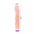 Телесный вибратор Pleasure Fantasy с богатым рельефом - 22,5 см., Baile