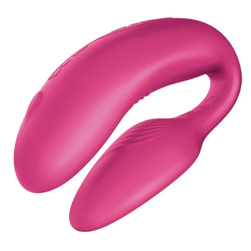Розовый вибромассажёр для двоих We-Vibe 4, We-vibe