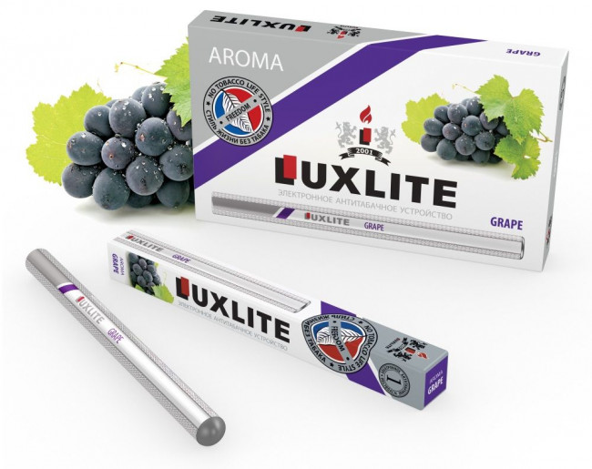 Одноразовое электронное антитабачное устройство GRAPE с ароматом винограда, Luxlite Одноразовое электронное антитабачное устройство GRAPE с ароматом винограда, Luxlite