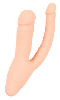 Анально-вагинальный вибромассажер Double Pleasure Vibe - 21 см., Orion