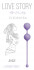 Сиреневые вагинальные шарики Cleopatra Lavender Sunset, Lola toys