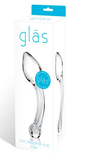 Прозрачная капля для массажа простаты Pure Slider, Glas