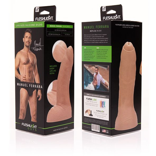 Реалистичный фаллоимитатор Fleshjack Boys - Manuel Ferrara - 19,7 см., Fleshlight