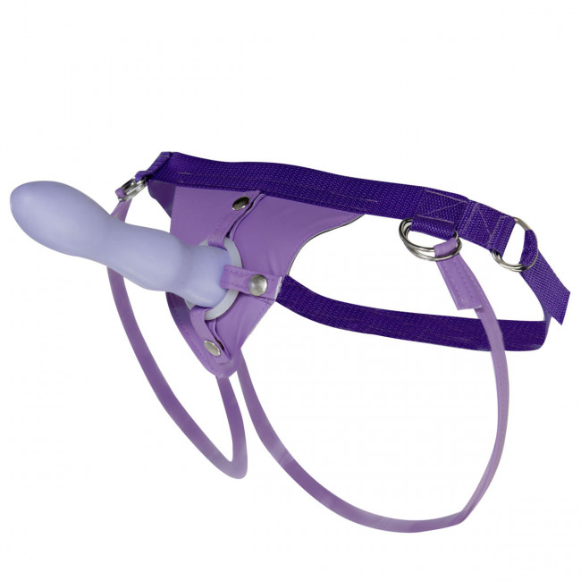 Страпон Silicon Strap-on Purple, Pipedream