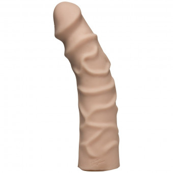 Рельефный фаллоимитатор без мошонки Raging Hard-Ons ULTRASKYN 8" Dong - 20,3 см., Doc Johnson
