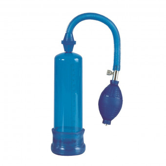 Синяя вакуумная помпа Head Coach Penis Pump , California Exotic Novelties