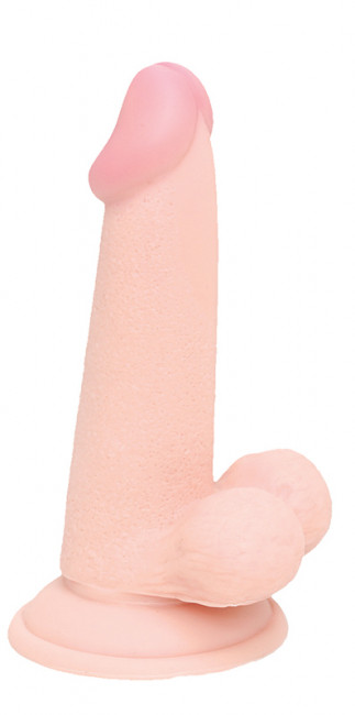 Телесный фаллоимитатор PLUG N RIDE 5.5 FLESH DONG - 14 см., NMC