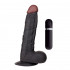 Чёрный вибромассажёр BIGSTUFF 8.5INCH BLACK - 22 см., Dream Toys