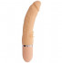 Телесный вибратор-реалистик PURRFECT SILICONE BENDABLE 10FUNCTIONS с шипиками - 15 см., Dream Toys