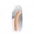 Телесный вибратор-реалистик PURRFECT SILICONE BENDABLE 10FUNCTIONS с шипиками - 15 см., Dream Toys