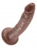 Коричневый фаллоимитатор с присоской 7" Cock - 17,8 см., Pipedream Коричневый фаллоимитатор с присоской 7" Cock - 17,8 см., Pipedream