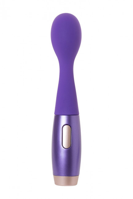 Фиолетовый вибратор Le Stelle PERKS SERIES EX-1 с 2 сменными насадками, Le Stelle