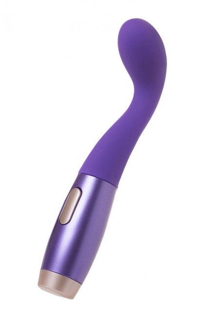 Фиолетовый вибратор Le Stelle PERKS SERIES EX-1 с 2 сменными насадками, Le Stelle