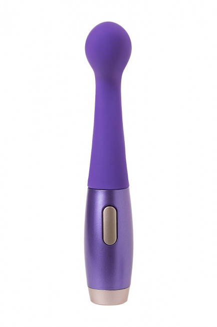 Фиолетовый вибратор Le Stelle PERKS SERIES EX-1 с 2 сменными насадками, Le Stelle