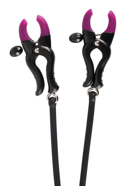 Эрекционное кольцо с зажимами на соски Cock Ring & Clamps, Orion
