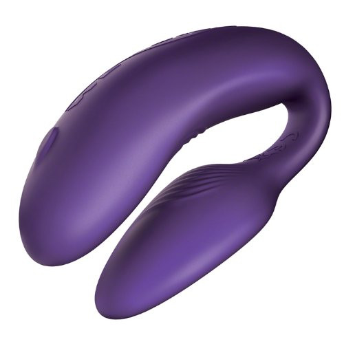 Фиолетовый вибромассажёр для двоих We-Vibe 4, We-vibe