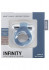 Синее виброкольцо Infinity Single Vibrating Cockring, Shots Media BV Синее виброкольцо Infinity Single Vibrating Cockring, Shots Media BV