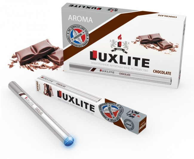 Одноразовое электронное антитабачное устройство CHOCOLATE с ароматом шоколада, Luxlite
