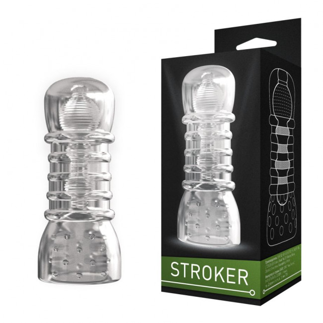 Прозрачный двусторонний мастурбатор STROKER №2, Сумерки богов