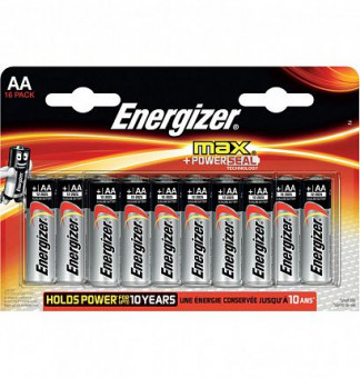 Батарейки Energizer MAX AA/LR6 1,5V - 16 шт., Energizer