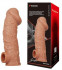 Телесная насадка на фаллос с отверстием для мошонки EXTREME SLEEVE - 17,6 см. Телесная насадка на фаллос с отверстием для мошонки EXTREME SLEEVE - 17,6 см.