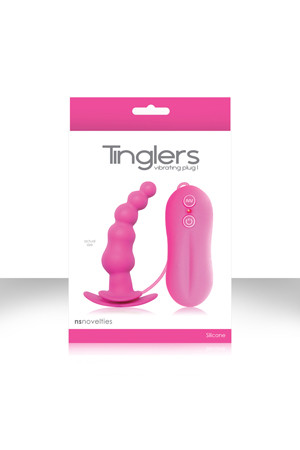 Розовая анальная вибро-пробка Tinglers - Plug I, NS Novelties Розовая анальная вибро-пробка Tinglers - Plug I, NS Novelties
