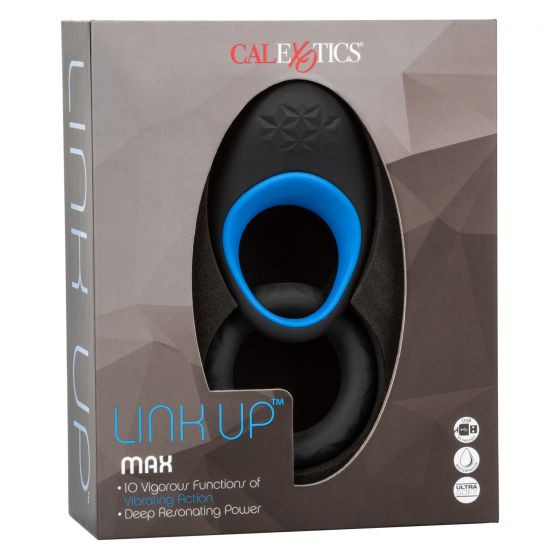 Набор из двух черных эрекционных колец Link Up Max Набор из двух черных эрекционных колец Link Up Max