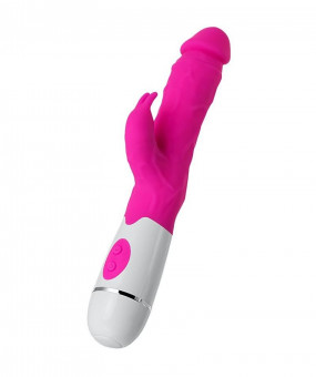 Розовый вибратор A-Toys Mist - 25,4 см., A-toys