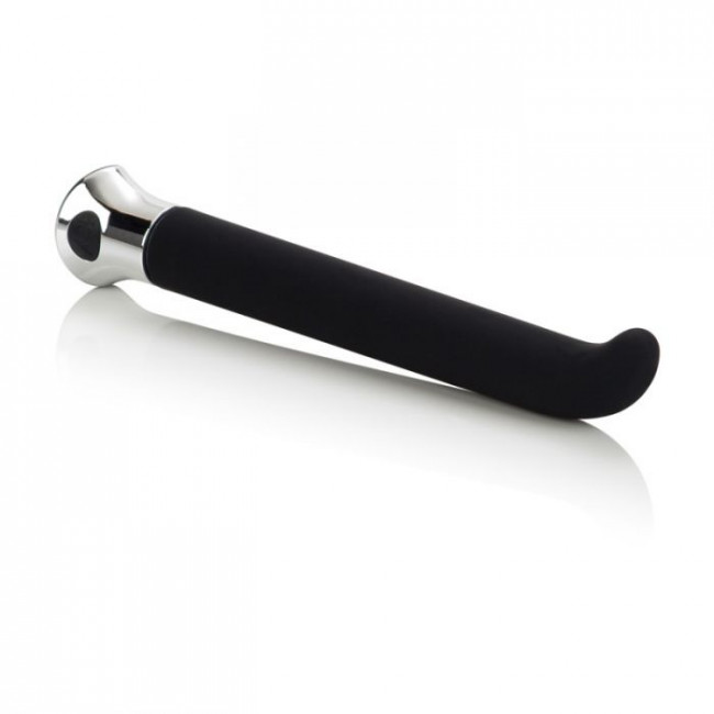 Чёрный вибромассажер Risqu? 10-Function "G" - 14 см., California Exotic Novelties