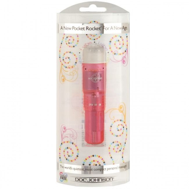 Виброракета iVibe Pocket Rocket Strawberry, Doc Johnson Виброракета iVibe Pocket Rocket Strawberry, Doc Johnson