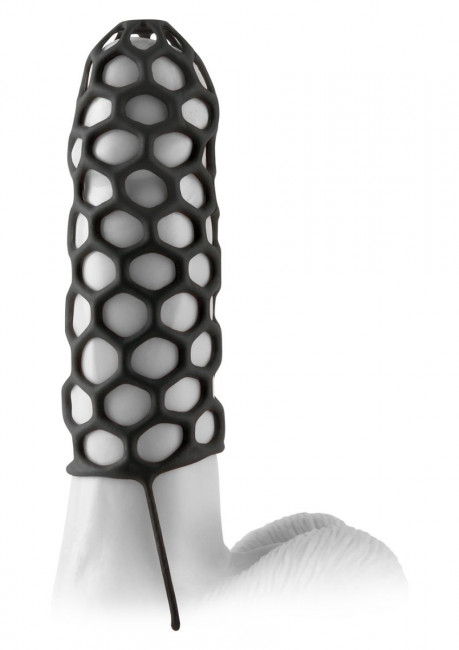 Насадка-сетка Silicone Warrior Cock Cage - 13,3 см., Pipedream Насадка-сетка Silicone Warrior Cock Cage - 13,3 см., Pipedream