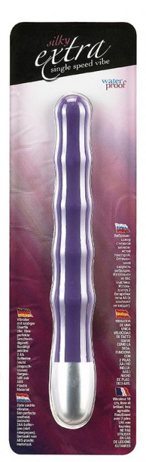 Фиолетовый вибромассажер волнистой формы SMOOTH VIBE - 17,8 см., Seven Creations Фиолетовый вибромассажер волнистой формы SMOOTH VIBE - 17,8 см., Seven Creations