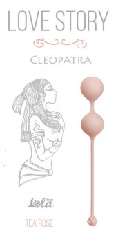 Розовые вагинальные шарики Cleopatra Tea Rose, Lola toys