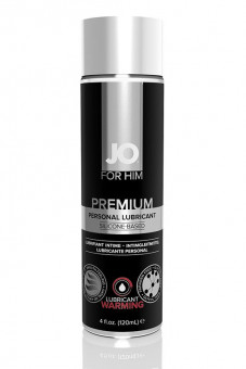 Мужской согревающий силиконовый лубрикант JO for Men Premium Warming - 120 мл., System JO