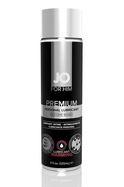 Мужской согревающий силиконовый лубрикант JO for Men Premium Warming - 120 мл., System JO Мужской согревающий силиконовый лубрикант JO for Men Premium Warming - 120 мл., System JO