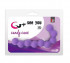 Фиолетовая анальная цепочка SEE YOU CANDY CANE ANAL BEADS - 13,1 см., Dream Toys