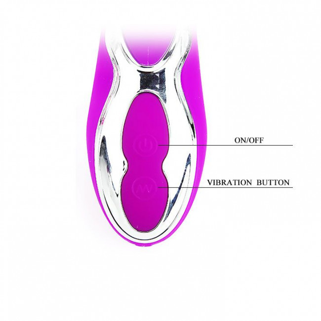 Перезаряжаемый вибратор Body Shock - 22 см., Baile