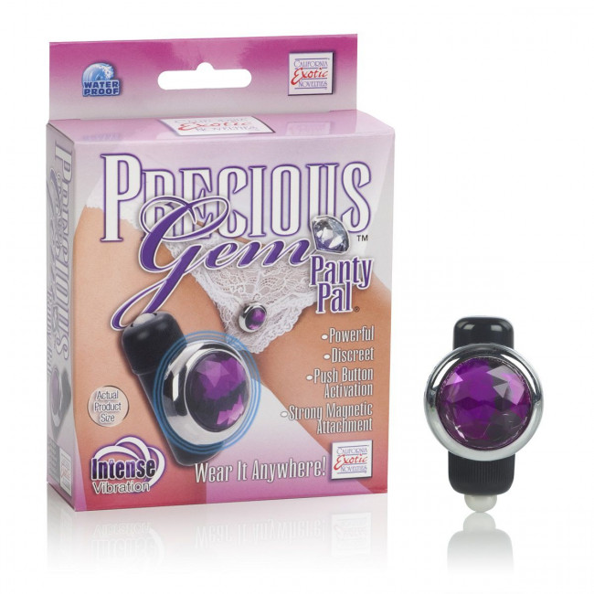 Стимулятор на трусики с фиолетовым кристаллом PRECIOUS GEM, California Exotic Novelties