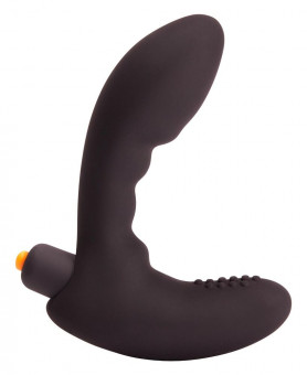 Чёрный вибромассажёр простаты Vibrating Prostate Massage, Pornhub