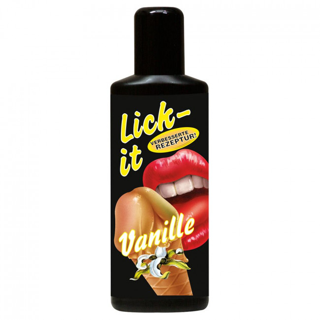 Съедобная смазка Lick It с ароматом ванили - 50 мл., Orion Съедобная смазка Lick It с ароматом ванили - 50 мл., Orion