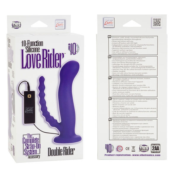 Вибромассажер анально-вагинальный LOVE RIDER, California Exotic Novelties