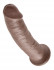 Коричневый фаллоимитатор 9" Cock - 22,9 см., Pipedream Коричневый фаллоимитатор 9" Cock - 22,9 см., Pipedream