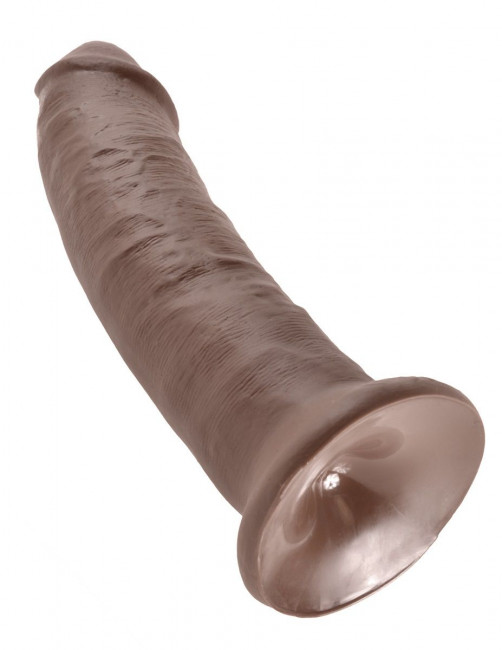Коричневый фаллоимитатор 9" Cock - 22,9 см., Pipedream Коричневый фаллоимитатор 9" Cock - 22,9 см., Pipedream