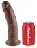 Коричневый фаллоимитатор 9" Cock - 22,9 см., Pipedream Коричневый фаллоимитатор 9" Cock - 22,9 см., Pipedream